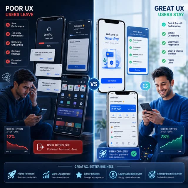 Why Users Leave Your App Within the First 30 Seconds (And How to Stop It) | UX Guide 2026